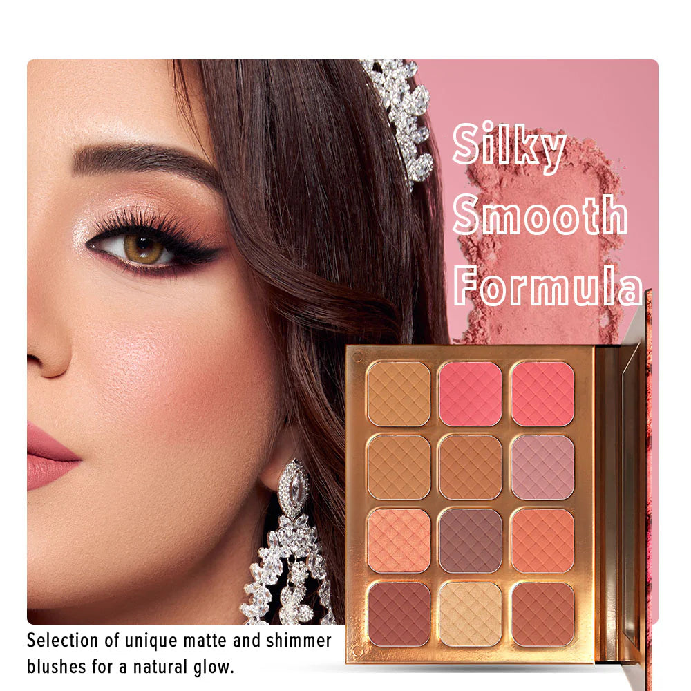 Character Majestic Blush palette - MBP002 - باليت بلاشر